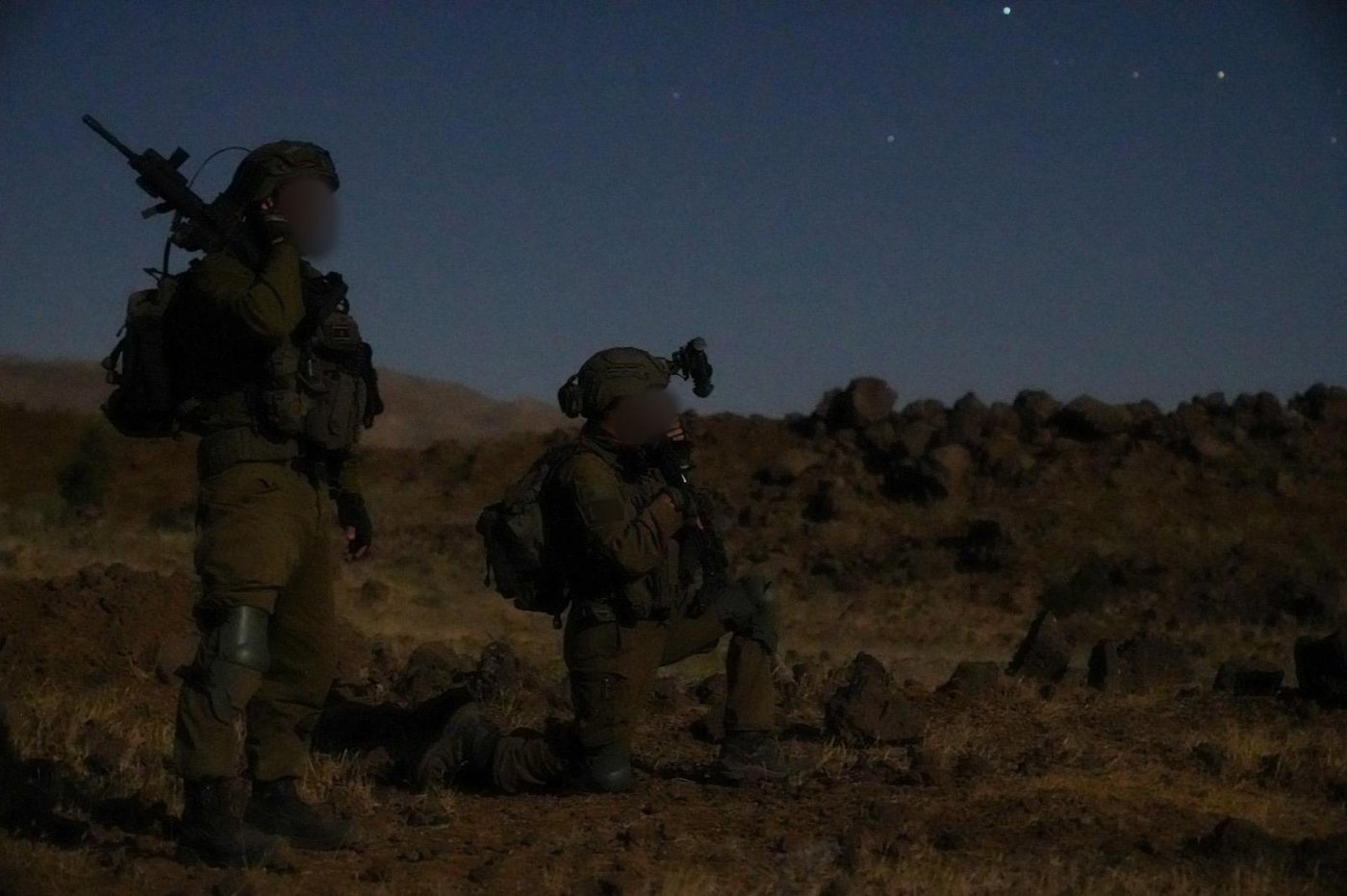 הפעילות אמש בסוריה ותפיסת נשק