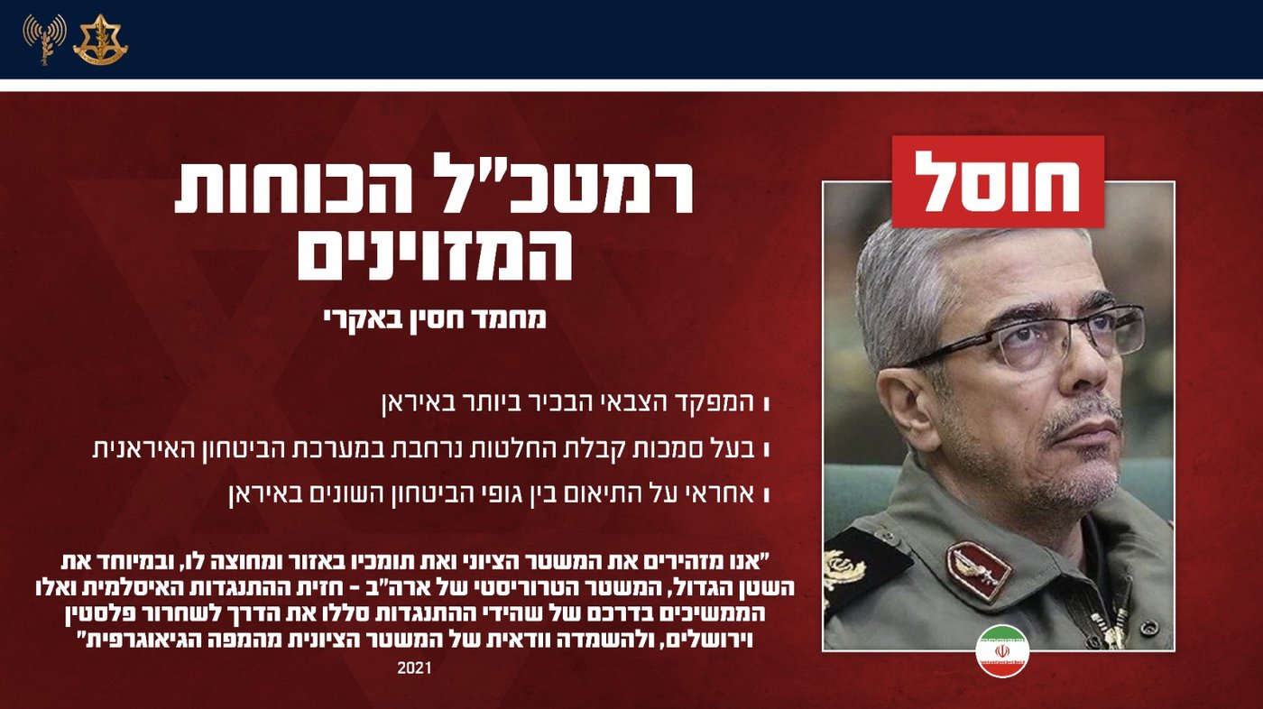 המחוסלים הבכירים באיראן