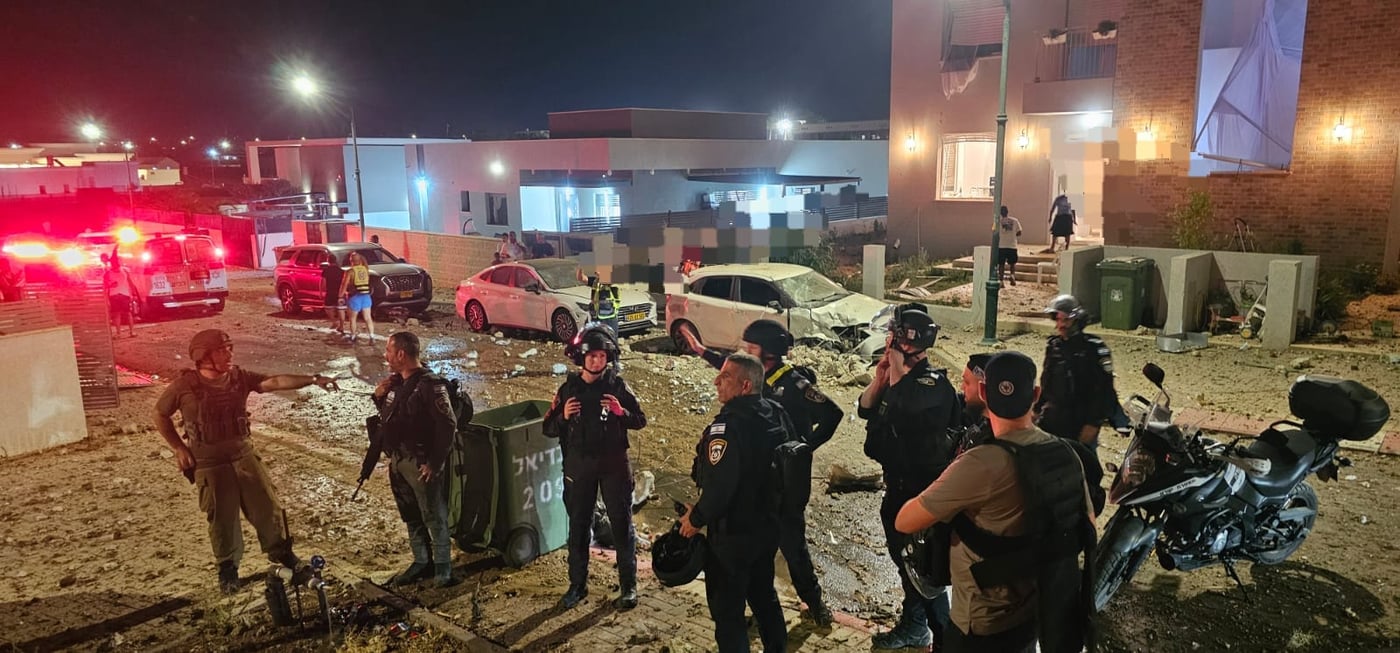 תיעוד מזירת הנפילה בדרום הארץ