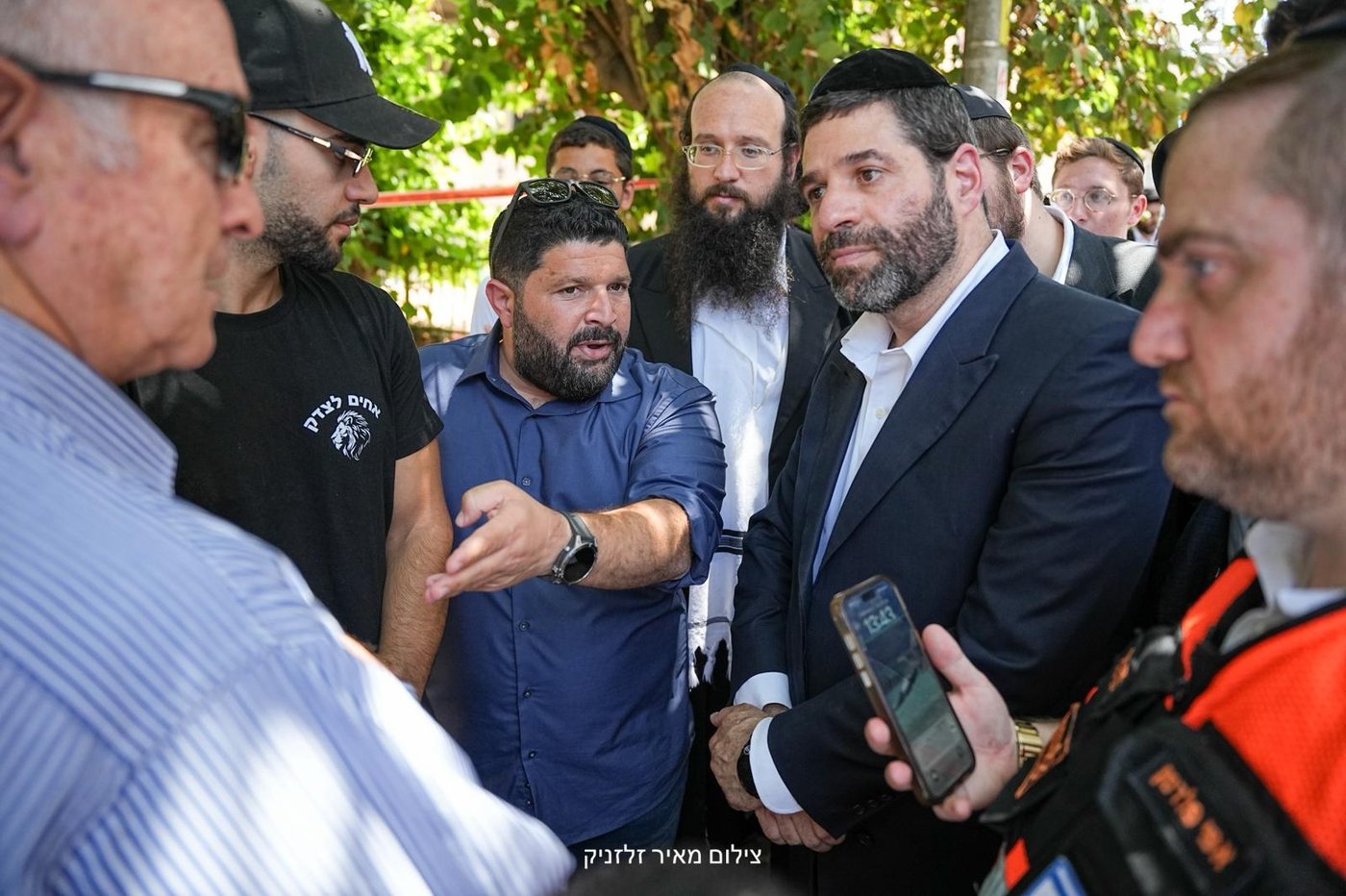 ההרס בזירת הנפילה בבני ברק
