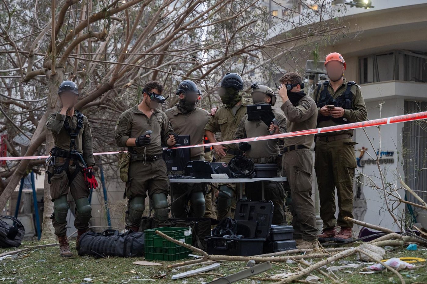 פקע"ר בזירות הנפילה היום
