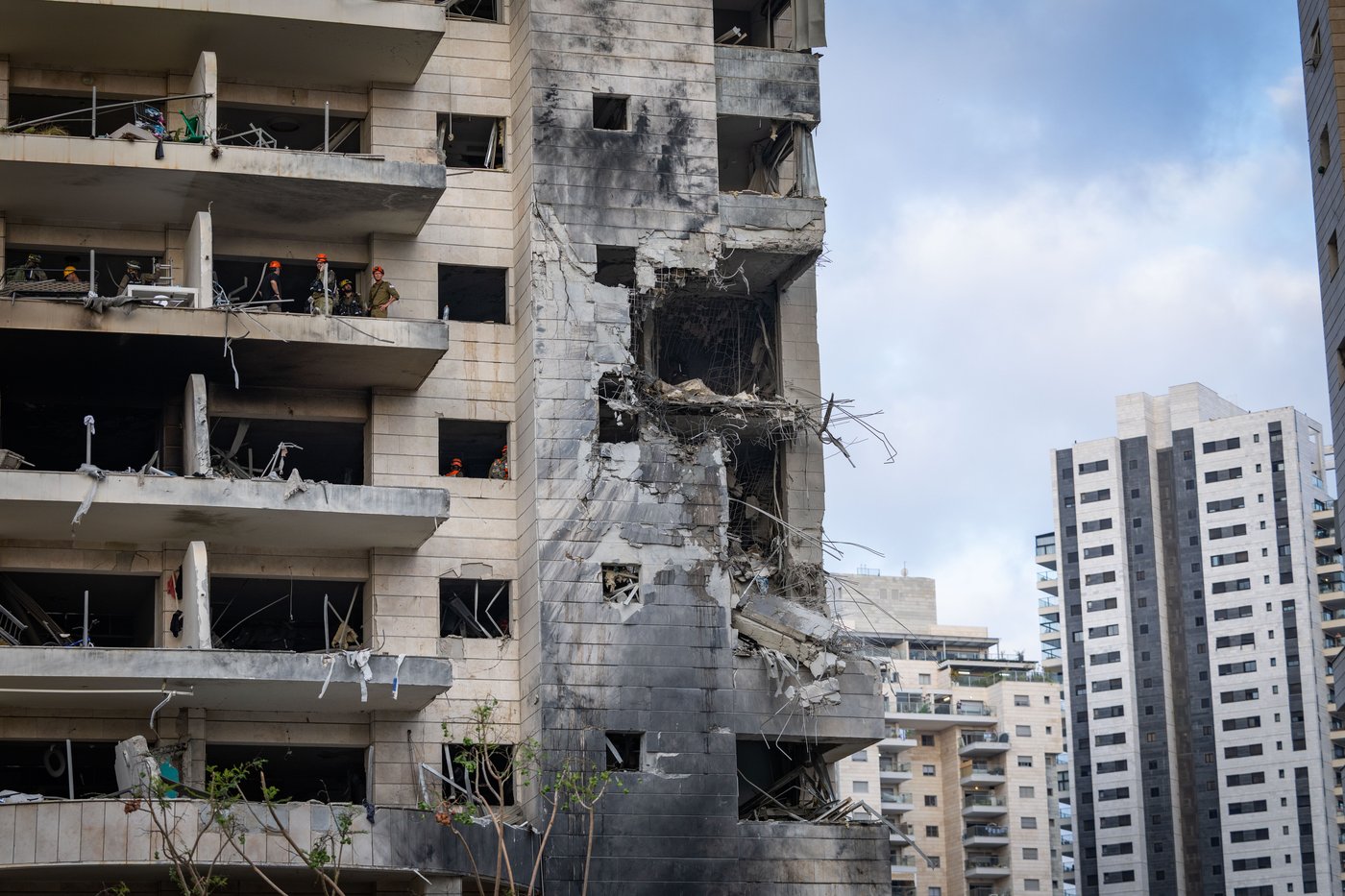 זירות הנפילה במרכז