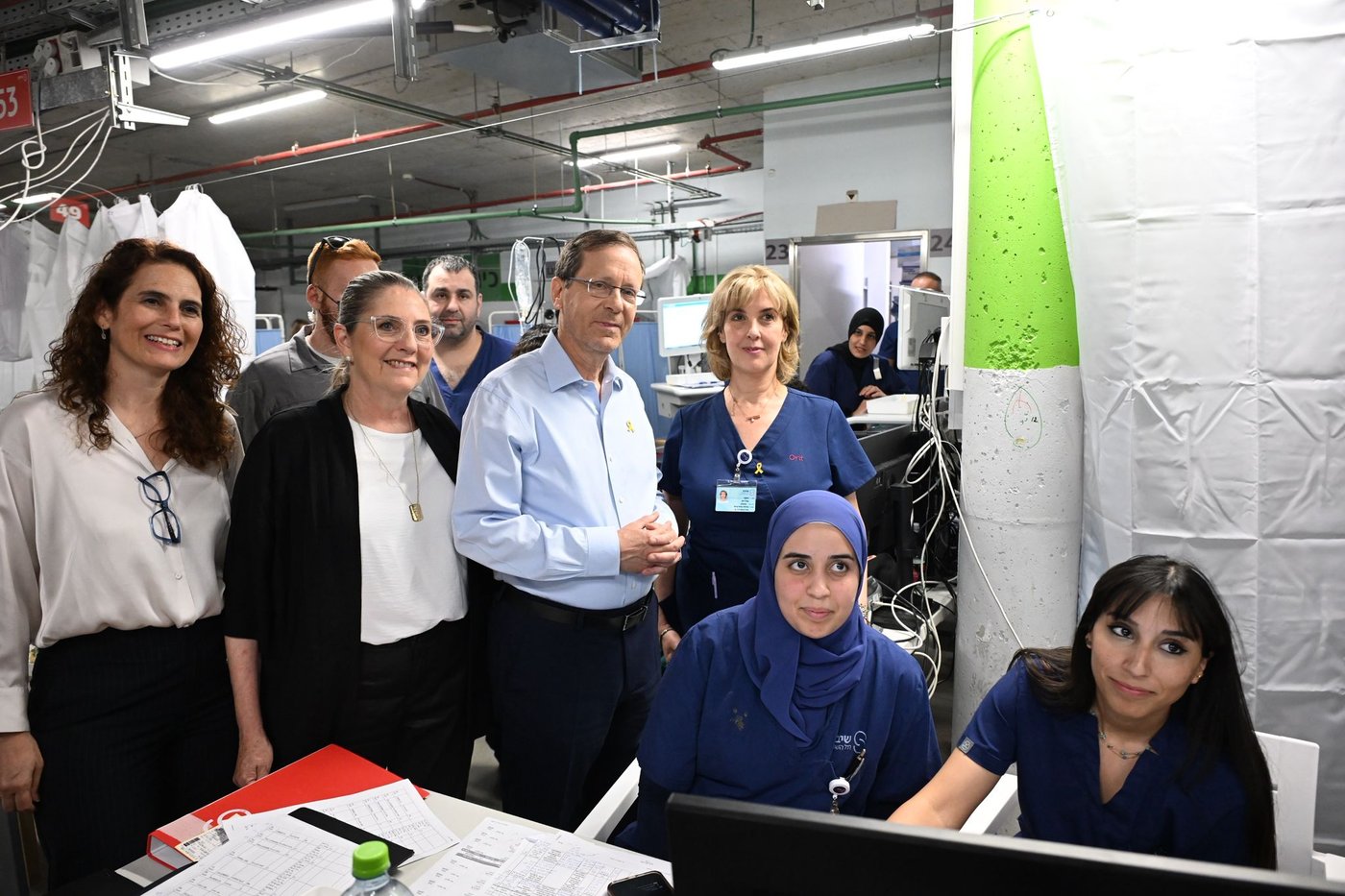 נשיא המדינה בביקור חולים