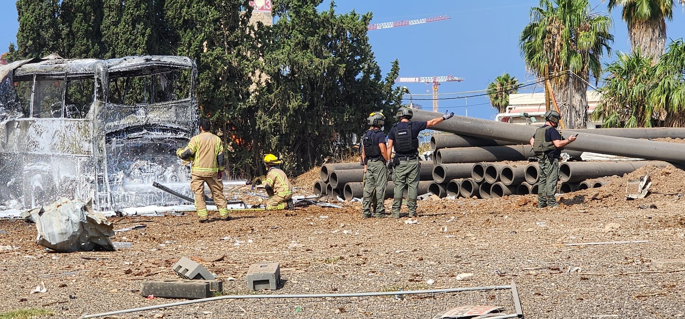 זירת הנפילה בהרצליה