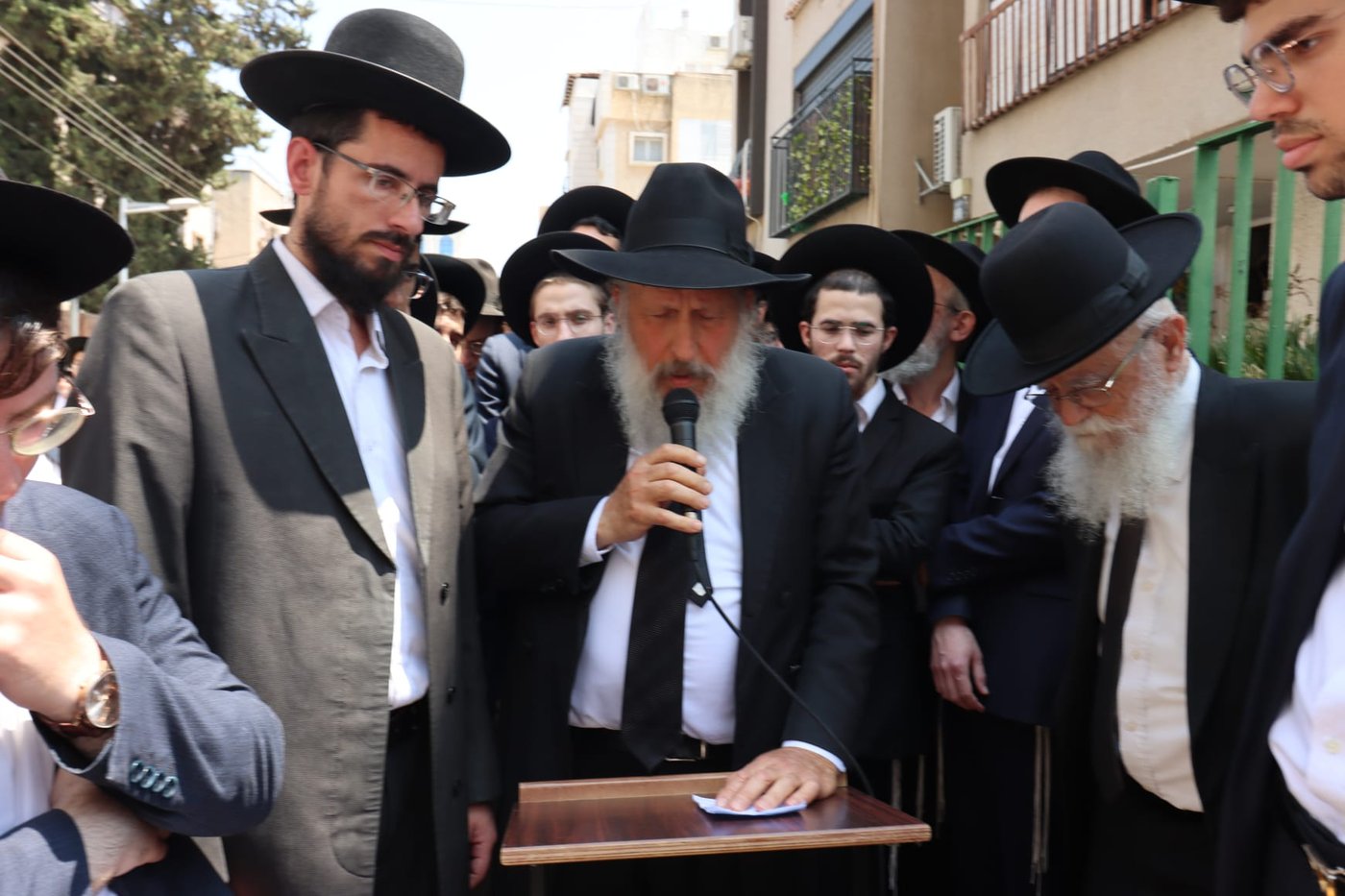 מסע הלוויית הגאון רבי ישראל סוקל זצ"ל