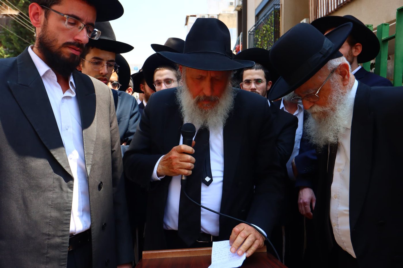 מסע הלוויית הגאון רבי ישראל סוקל זצ"ל