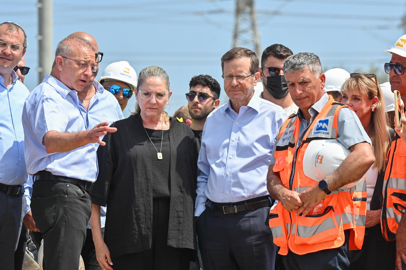הנשיא בזירת הנפילה
