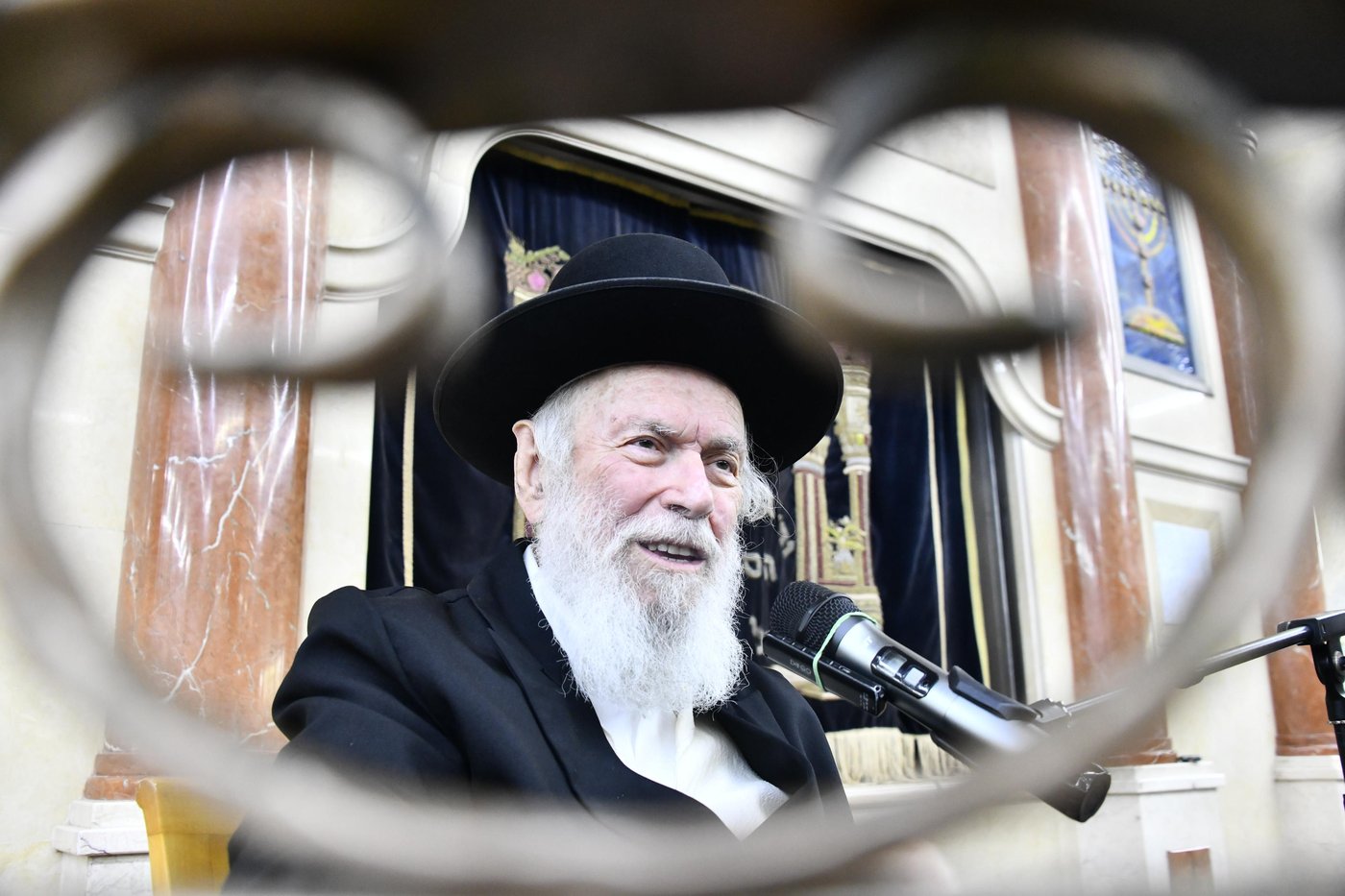 עצרת חיזוק בבית הכנסת ברמת אלחנן