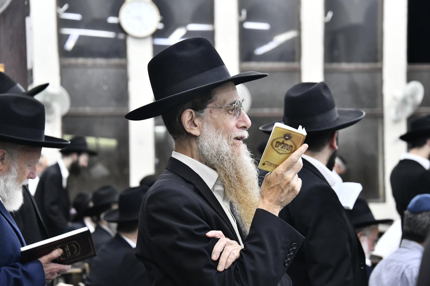 עצרת חיזוק בבית הכנסת ברמת אלחנן