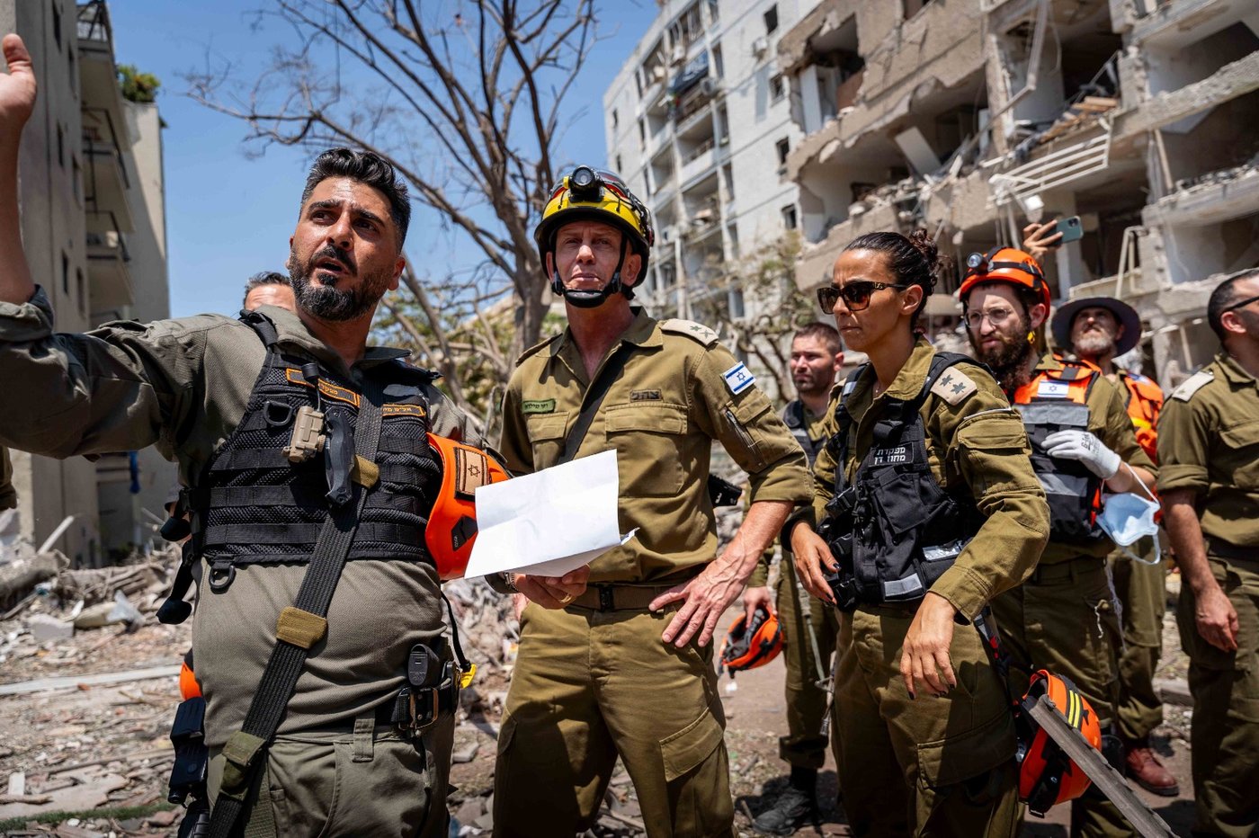 תמונות פעילות פיקוד העורף במבצע עם כלביא
