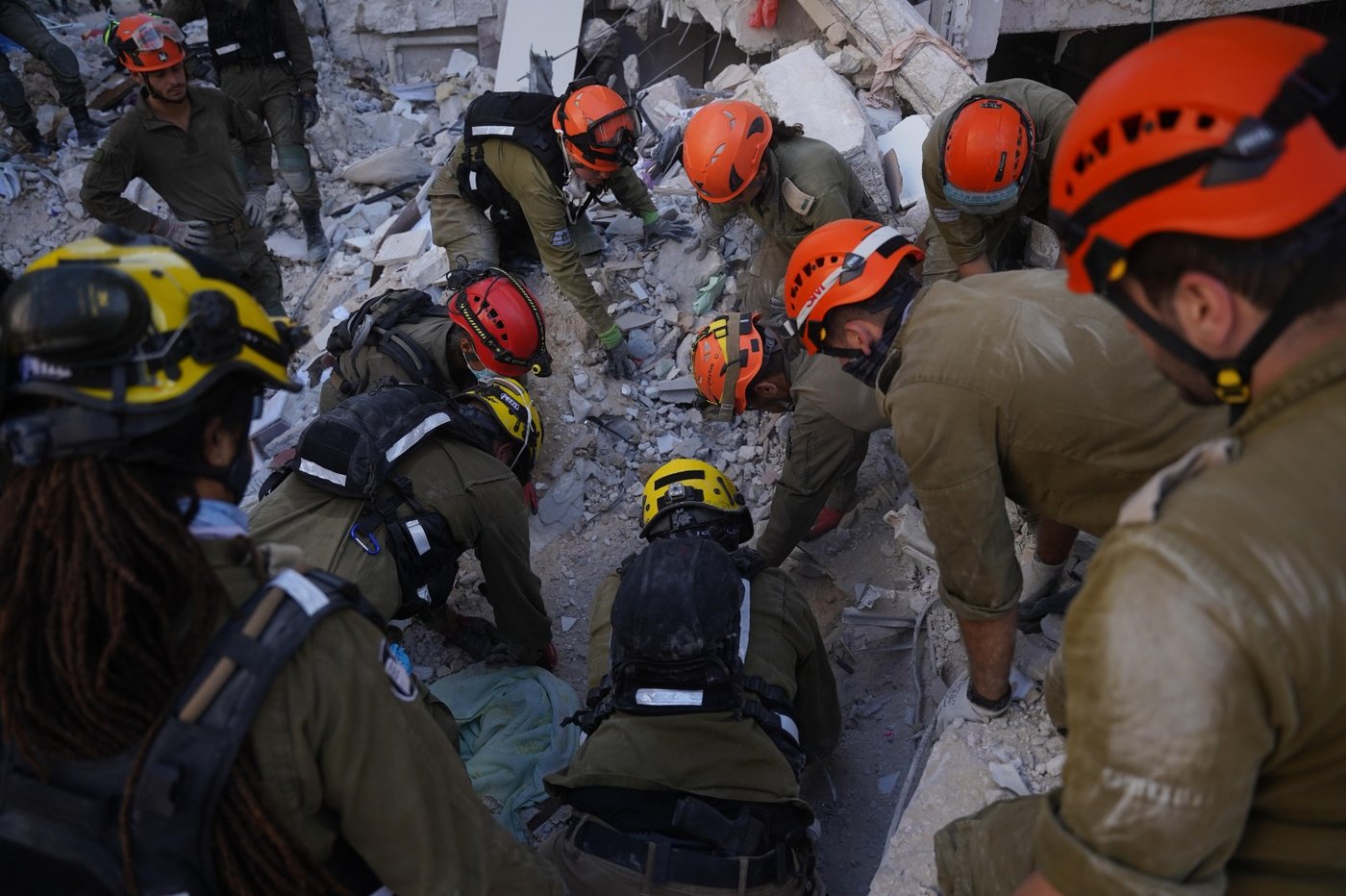 תמונות פעילות פיקוד העורף במבצע עם כלביא