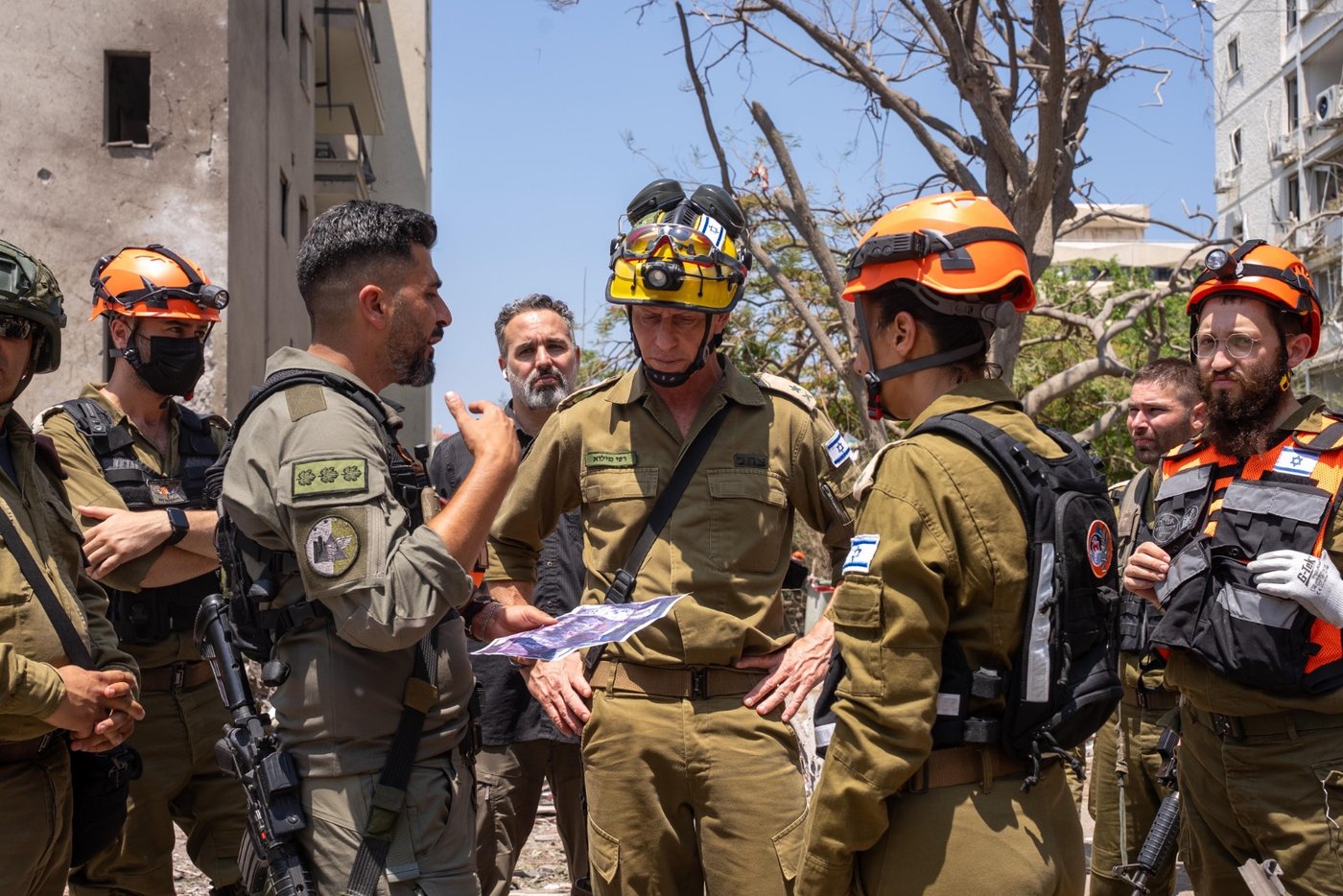 תמונות פעילות פיקוד העורף במבצע עם כלביא