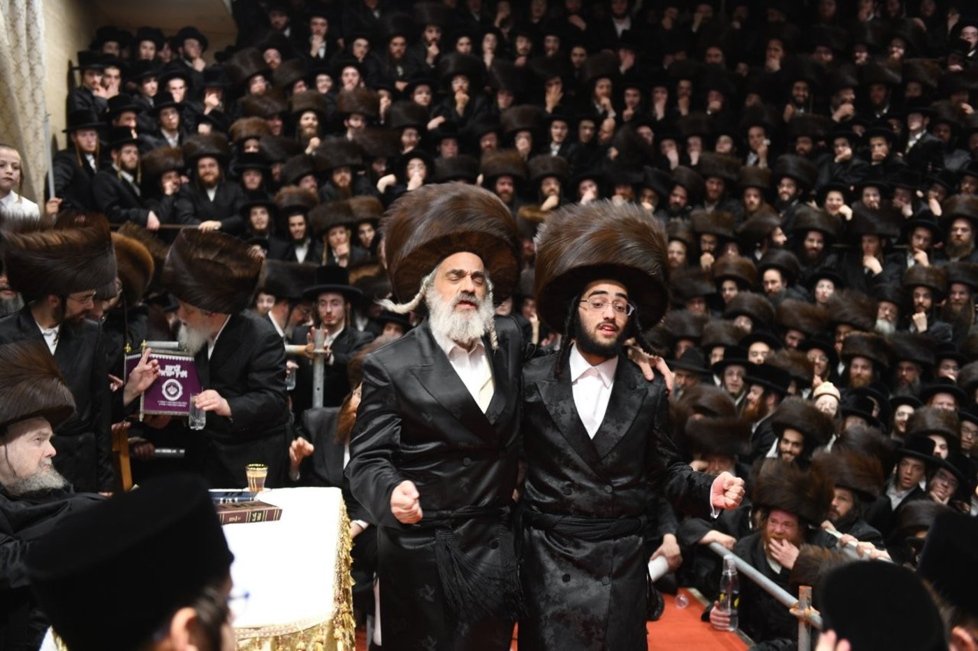 שמחת נישואי נכדת האדמו"ר מבעלזא