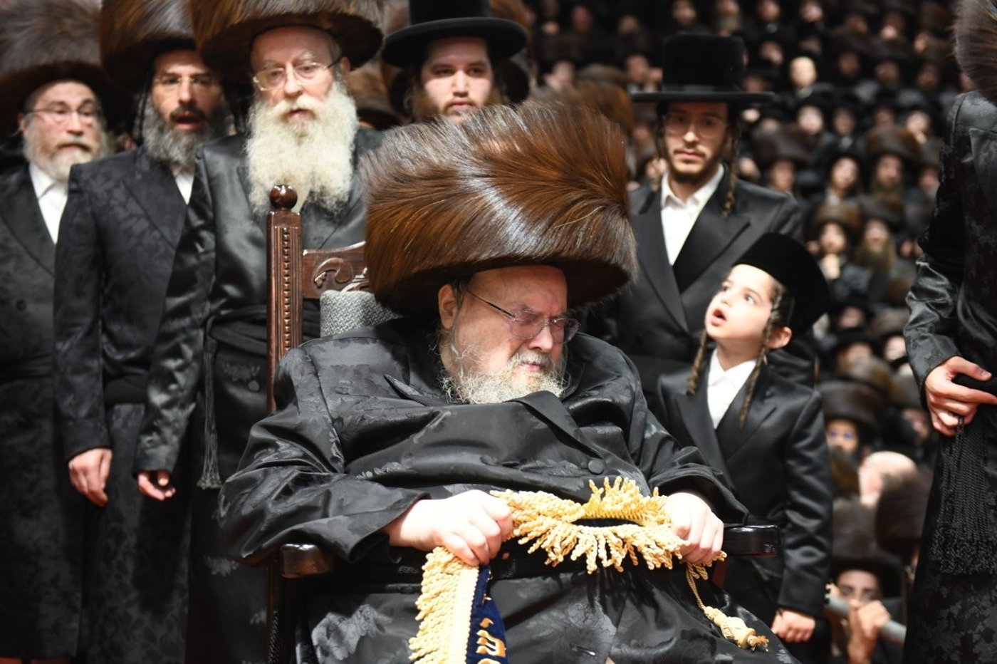 שמחת נישואי נכדת האדמו"ר מבעלזא