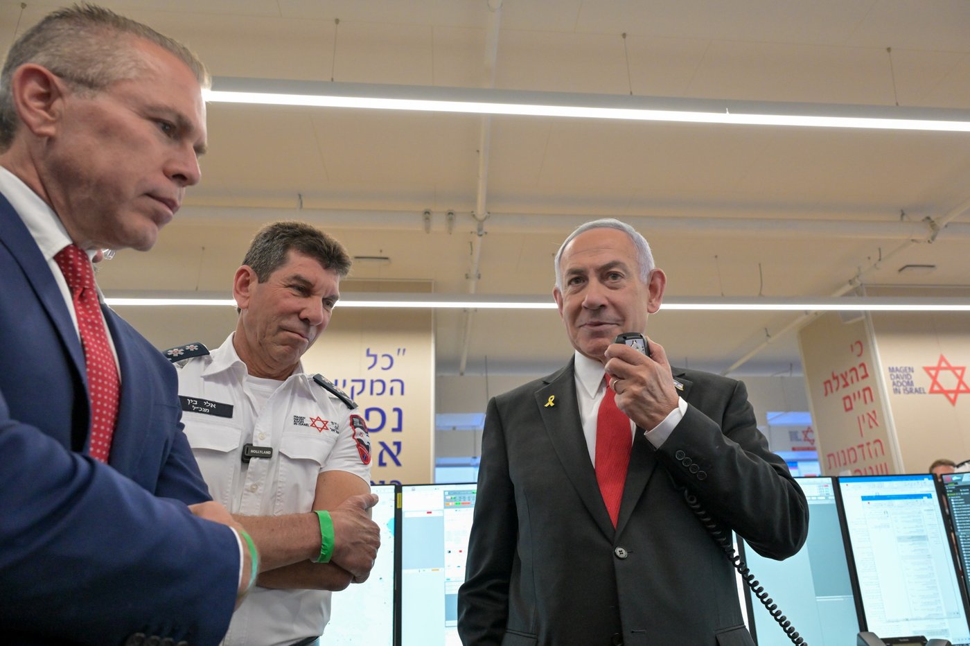 ראש הממשלה נתניהו בבנק הדם של מגן דוד אדום