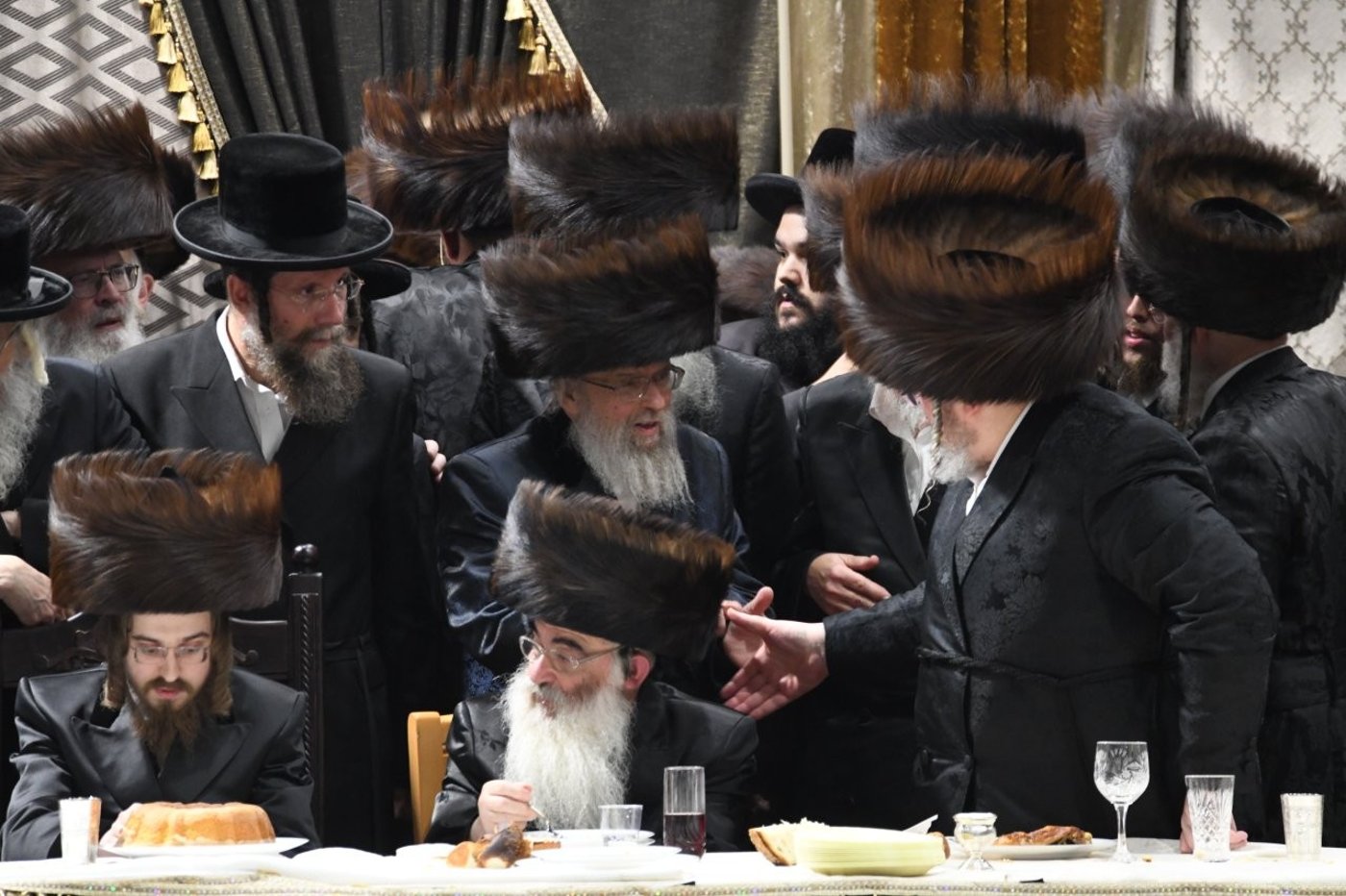 שמחת שבע ברכות המרכזי בבעלזא