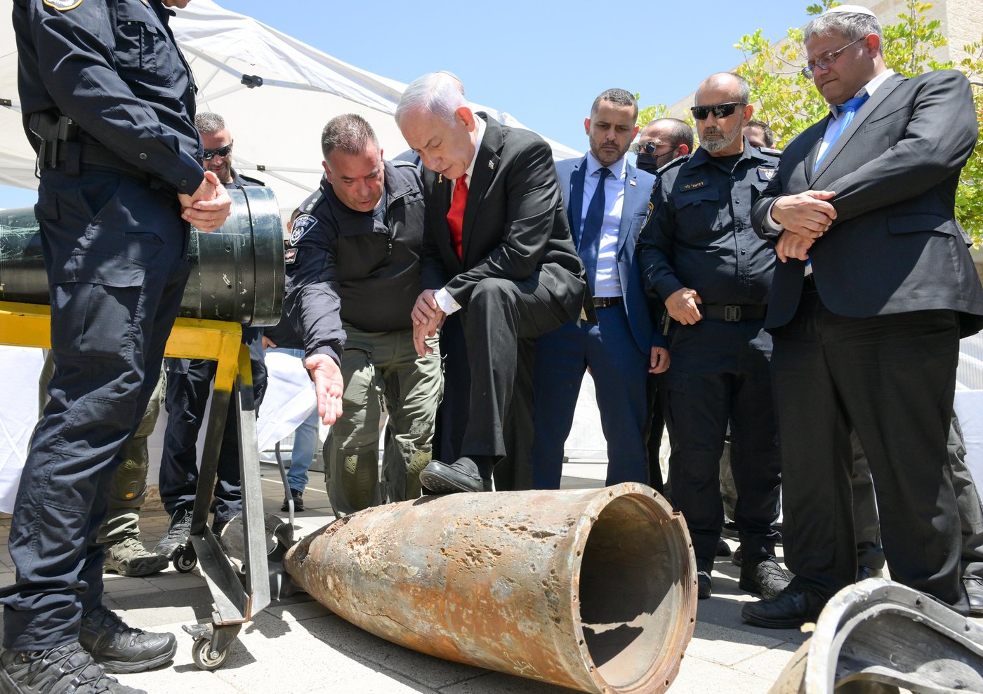 ראש הממשלה נתניהו במכללה לשוטרים