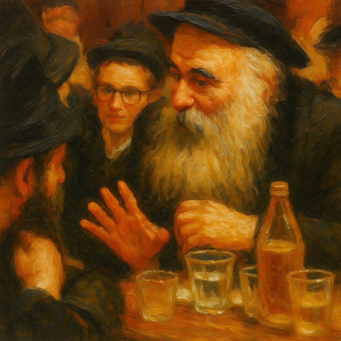 החסיד רבי מנדל פוטרפס זצ"ל -ציור 