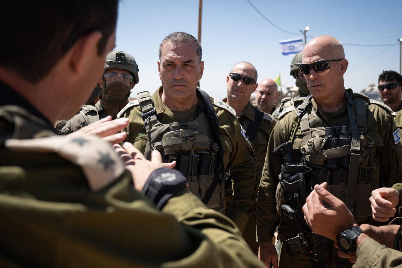הרמטכ"ל בסיור בשטח סוריה 