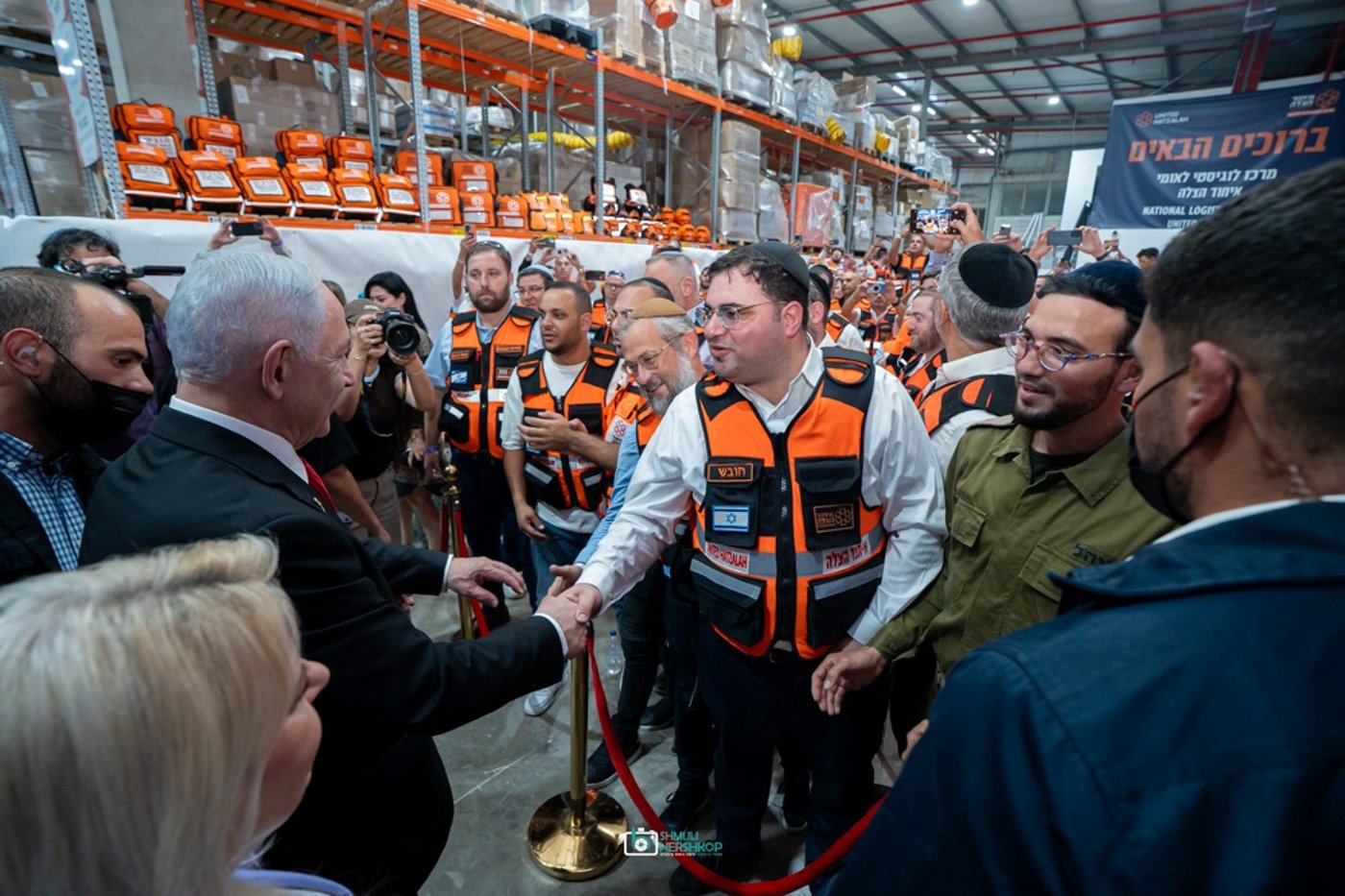 נתניהו ב'איחוד הצלה': "נכנסתם לתוך האש וההריסות, לחלץ ולהציל" | צפו