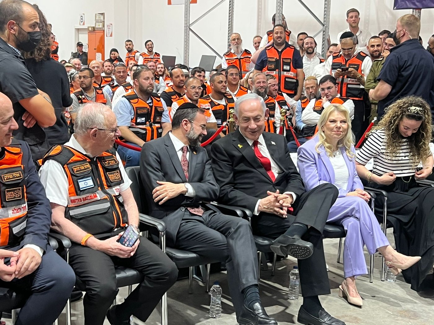 נתניהו ב'איחוד הצלה': "נכנסתם לתוך האש וההריסות, לחלץ ולהציל" | צפו