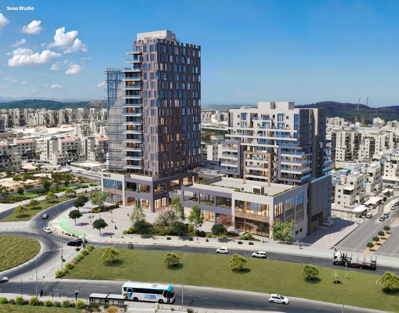 מרום בית שמש: 52 דירות יוקרתיות בגובה 7 קומות