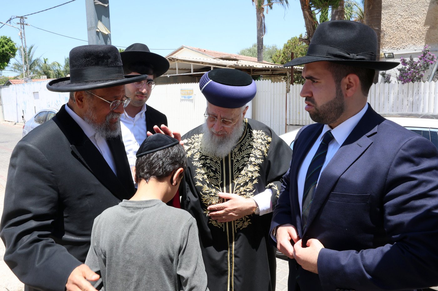 הראשל"צ הגר"י יוסף בביקור בראש העין