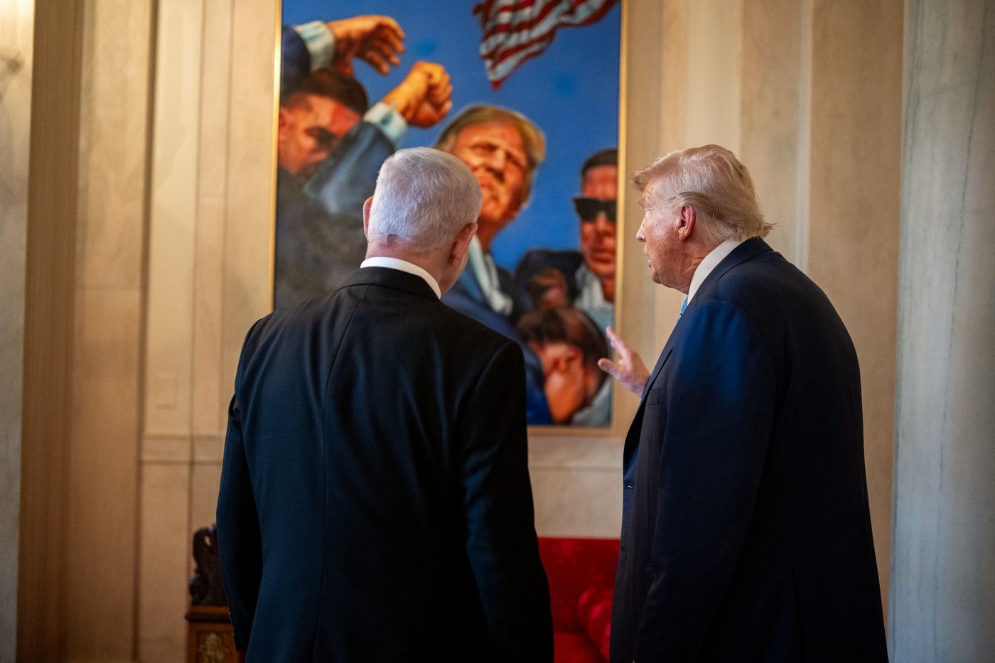 פגישת ראש הממשלה בנימין נתניהו והנשיא דונלד טראמפ בבית הלבן