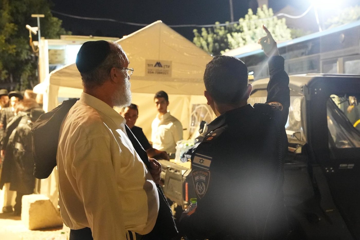 פעילות המשטרה בהילולת ה'אור החיים' בשנה שעברה