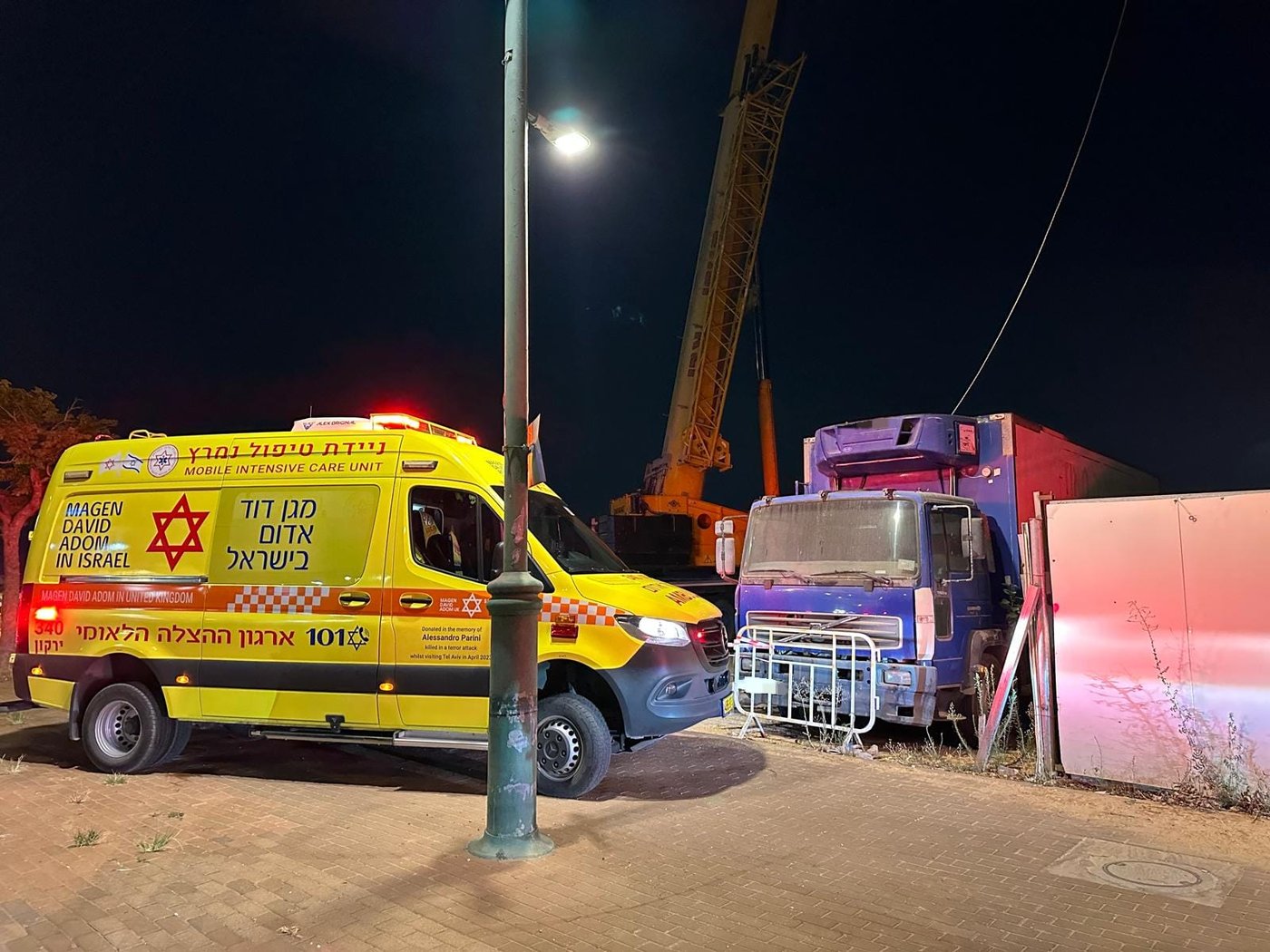 טרגדיה נוראה: נפל ממנוף בגובה עשרות מטרים - ונהרג במקום
