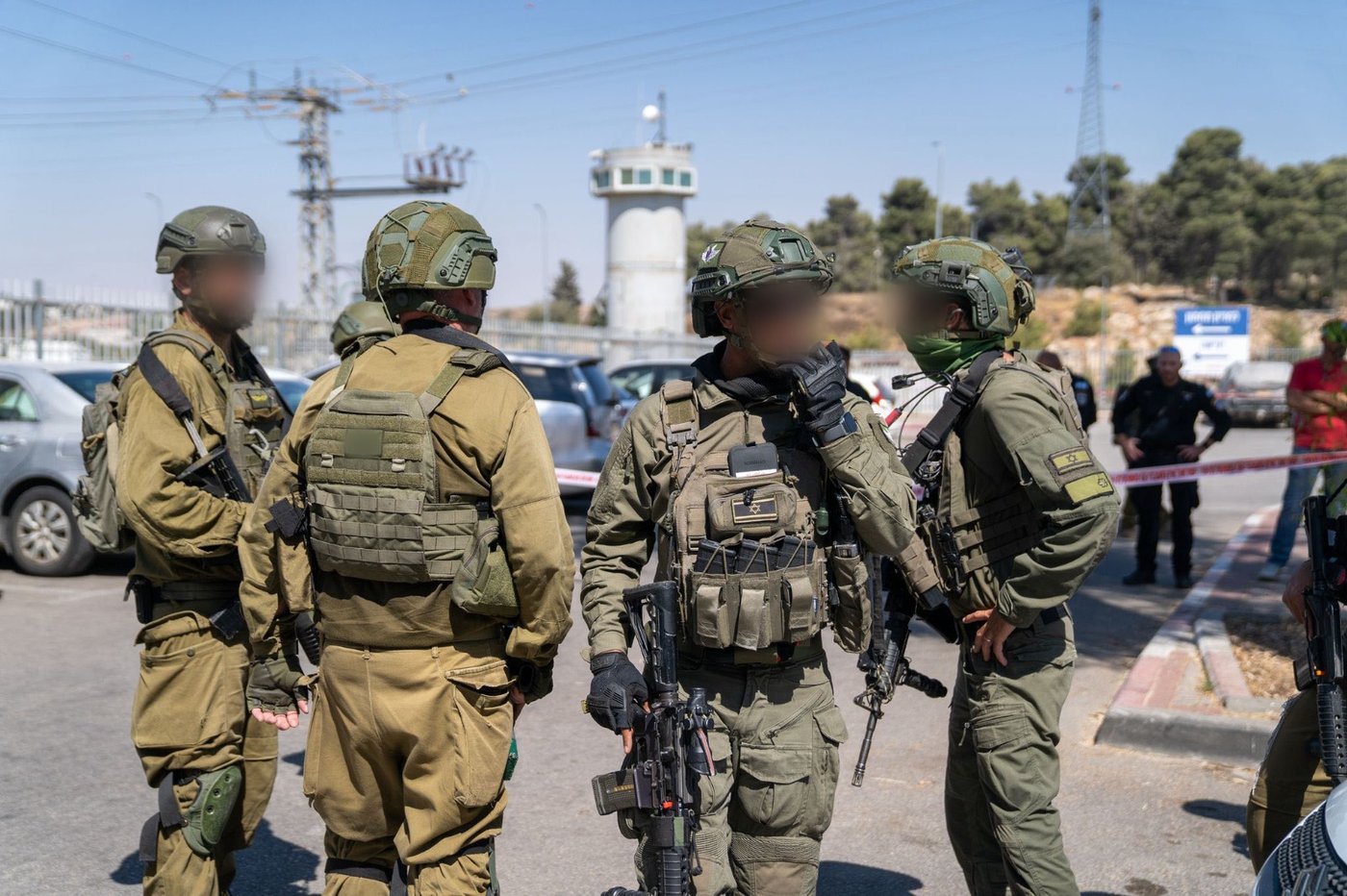 פעילות כוחות צה"ל בזירת הפיגוע