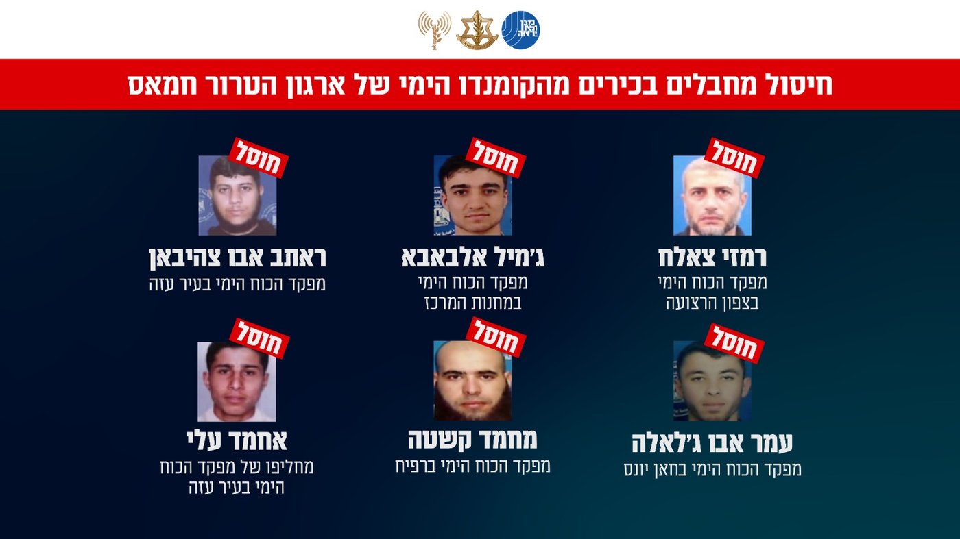 המחבלים שחוסלו