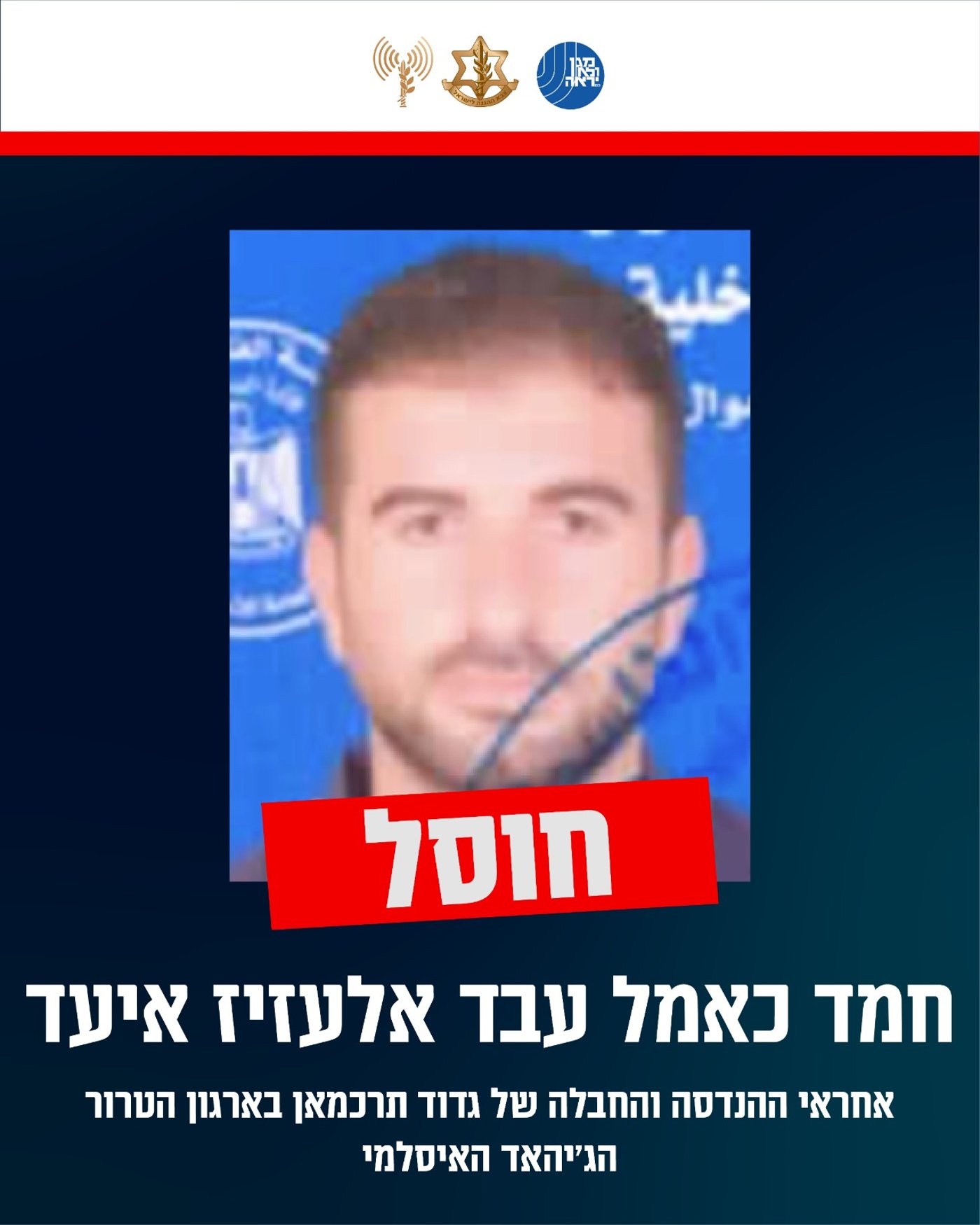 מחבלים שחוסלו בפעילות צהל ושב"כ