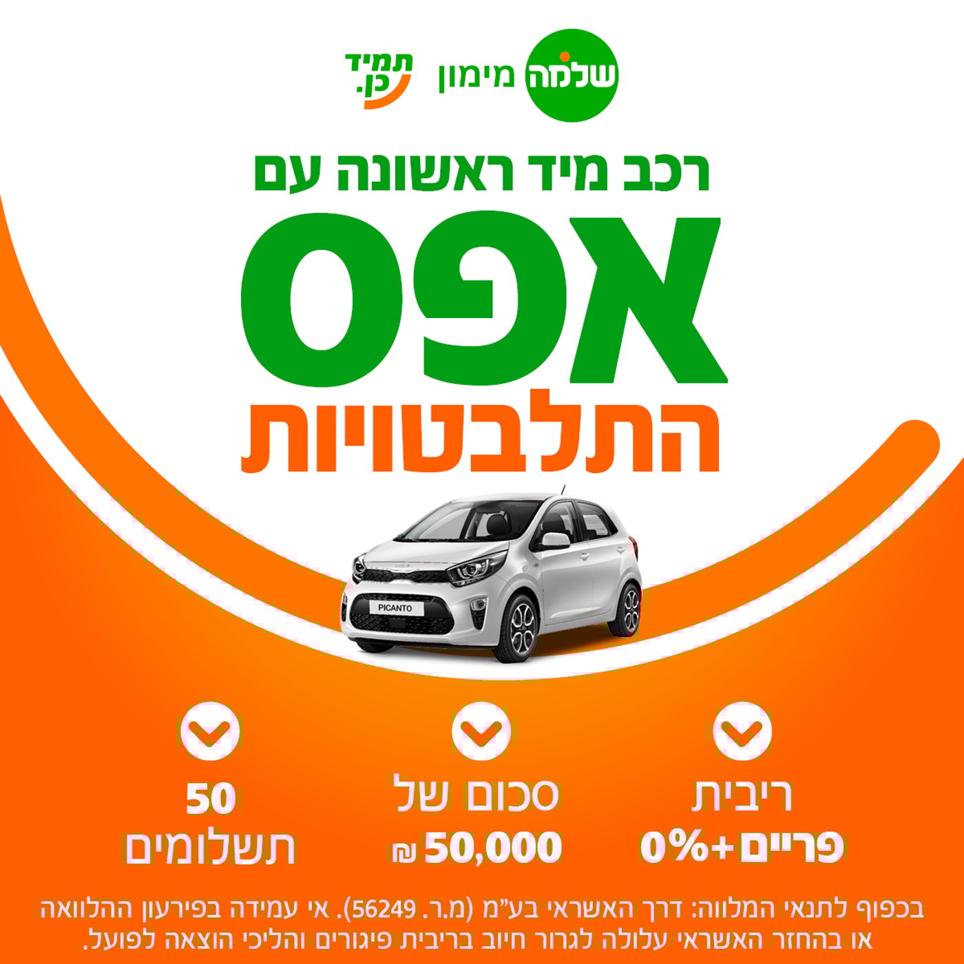 הרכב שאתם צריכים – בלי ריבית, בלי המתנה, בלי כאב ראש!