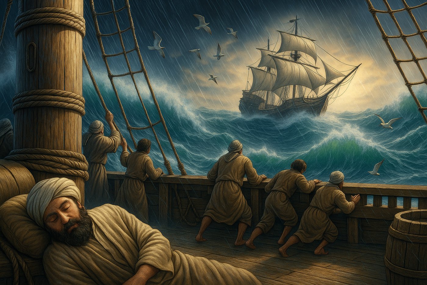 וְהָאֳנִיָּה חִשְּׁבָה לְהִשָּׁבֵר
