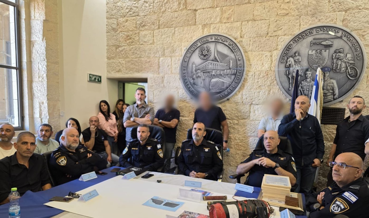 טקס 'פיצוח הסוכן' שהתקיים הבוקר במעמד המפכ"ל