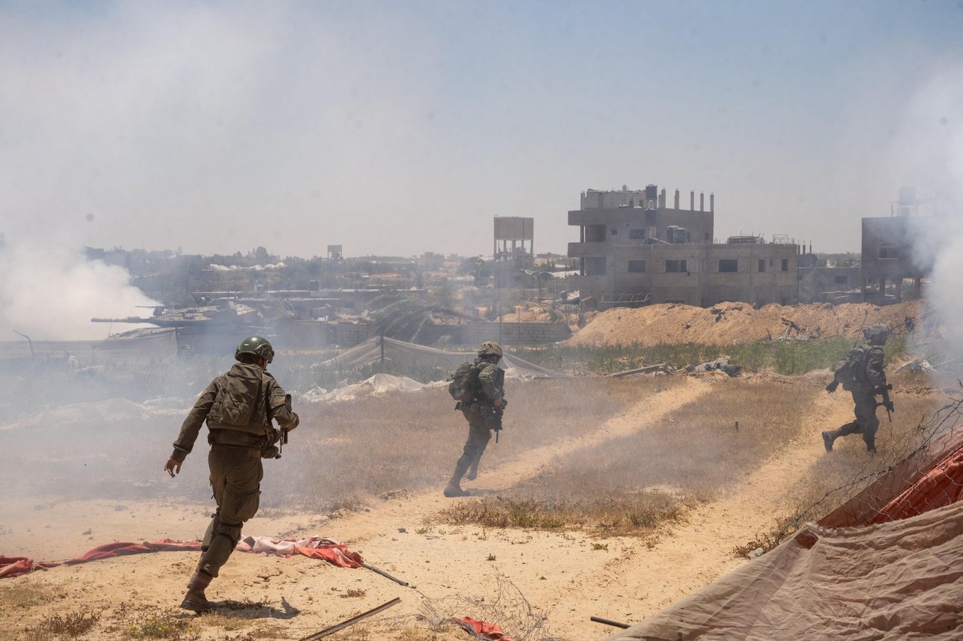 צוות הקרב של חטיבה כפיר בחאן יונס