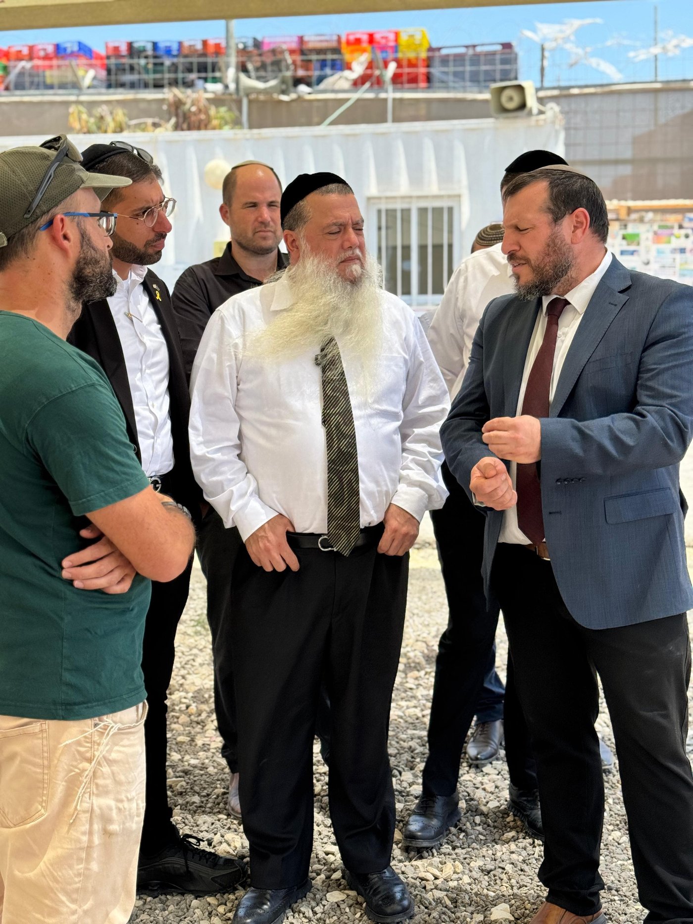 הרב יגאל כהן בסיור בעוטף