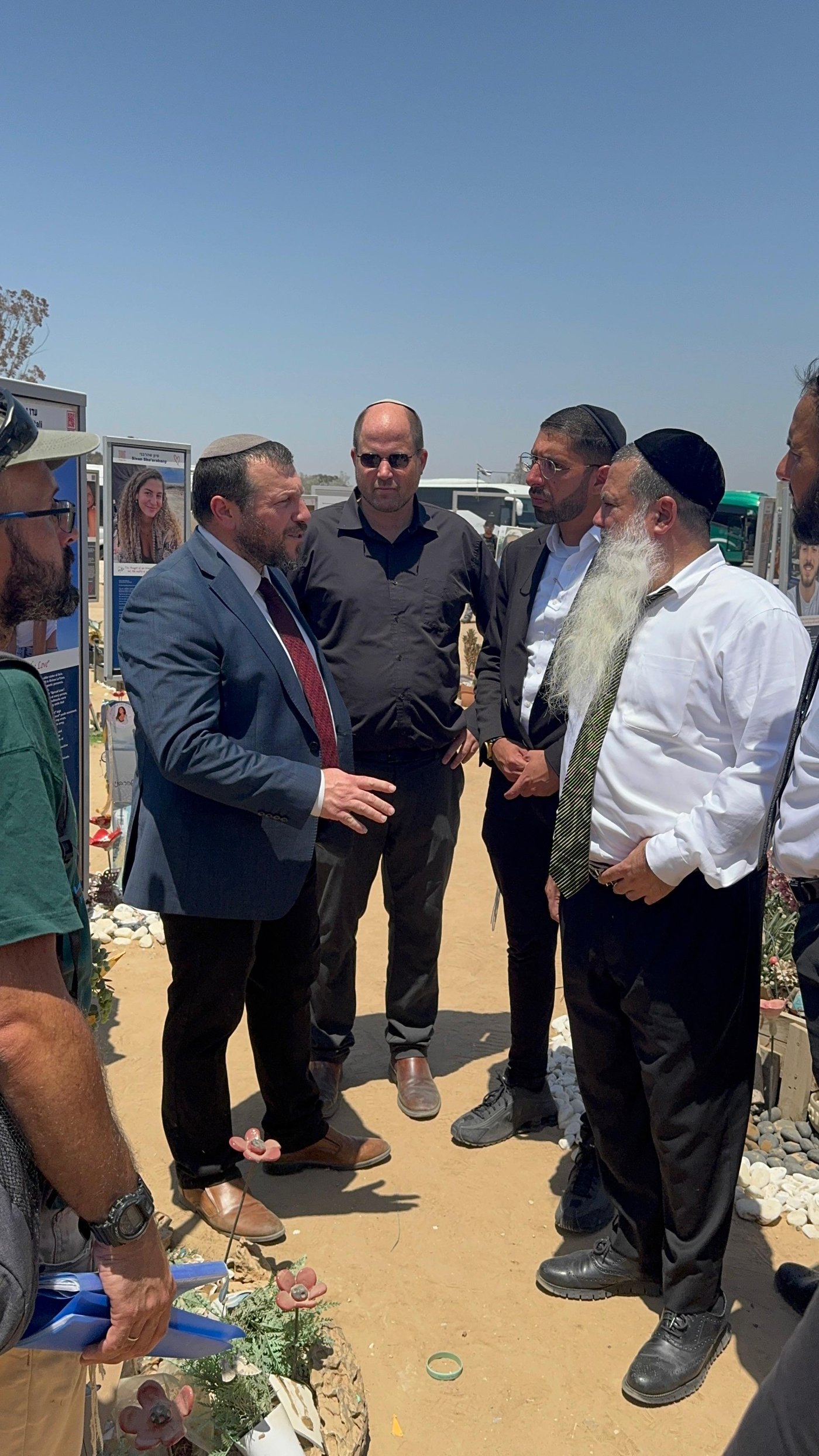 הרב יגאל כהן בסיור בעוטף