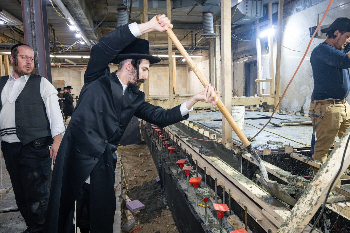 הרחבת המקווה טהרה בחצה"ק באבוב