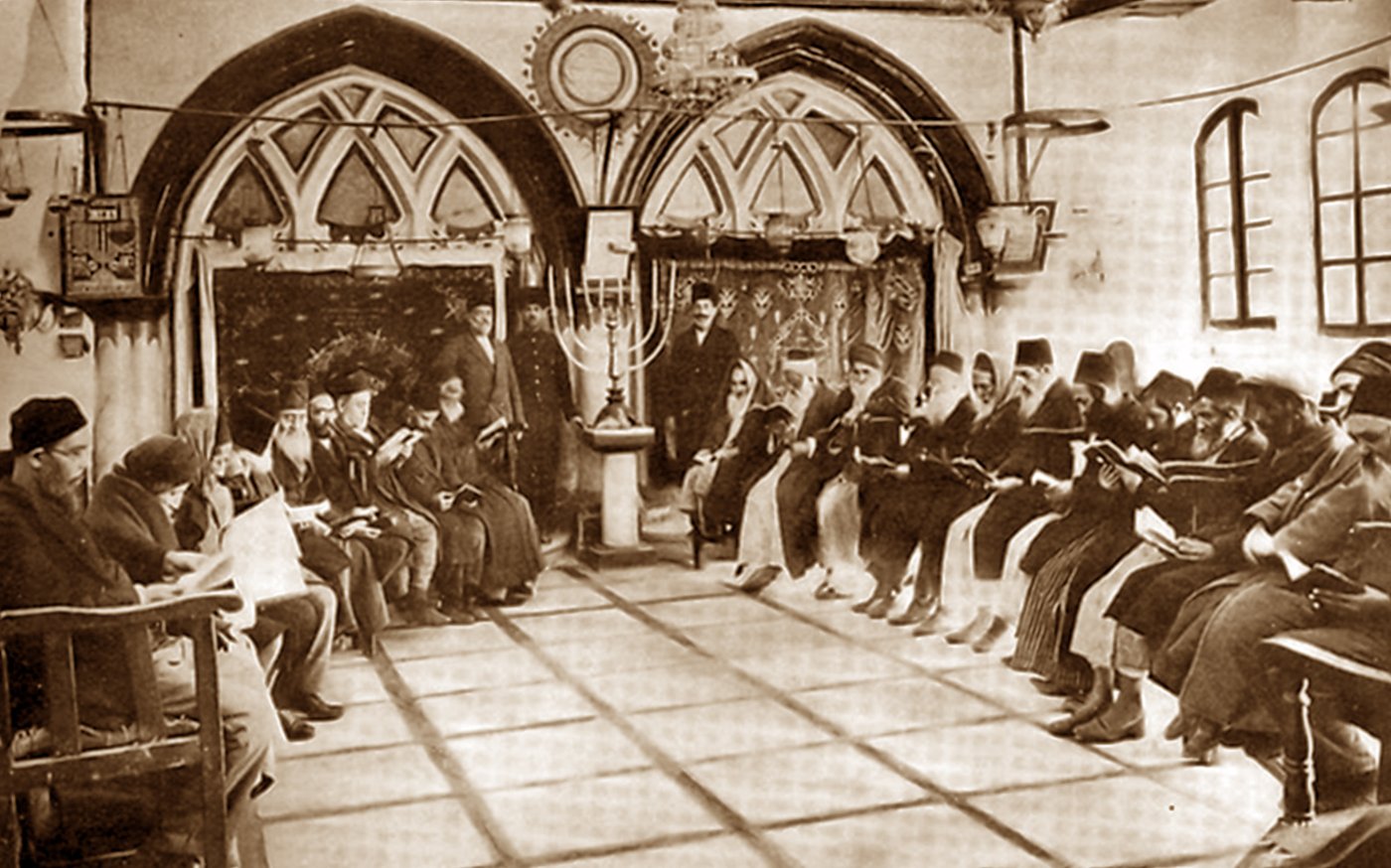 בית כנסת רבן יוחנן בן זכאי בשנת 1927