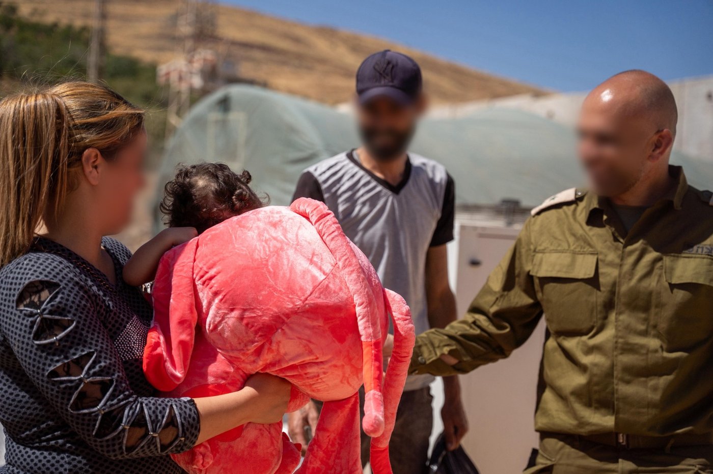 תיעוד מהמתקן הקדמי הנייד למיון וטיפול בפצועים בסוריה