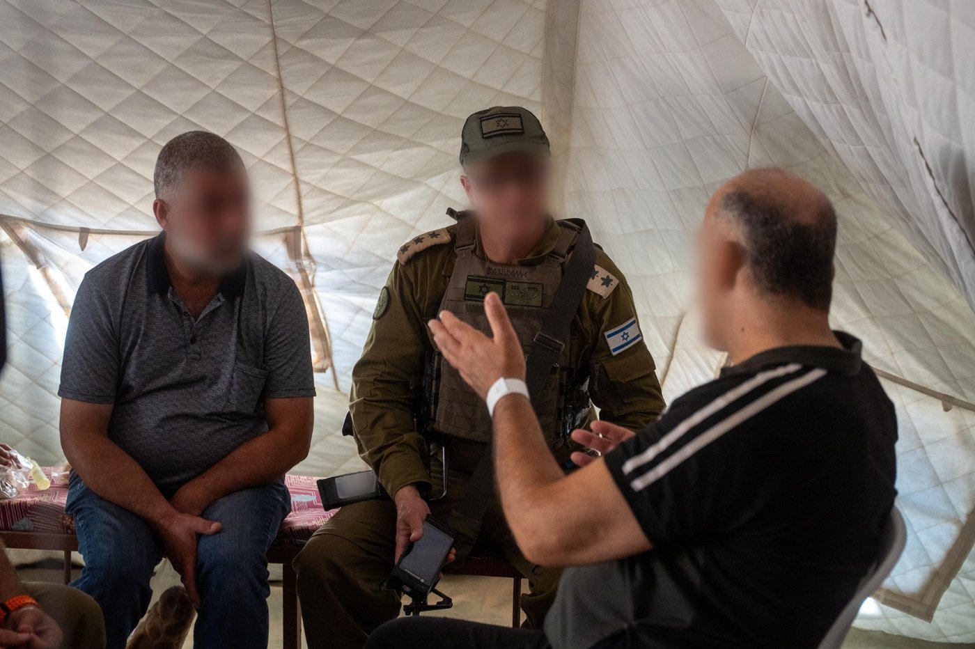תיעוד מהמתקן הקדמי הנייד למיון וטיפול בפצועים בסוריה