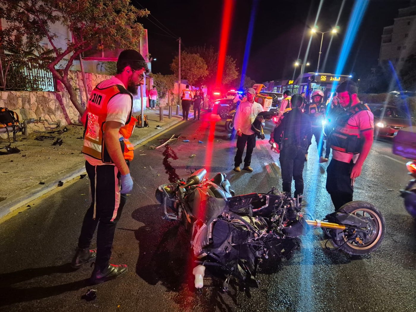 זירת התאונה, הלילה