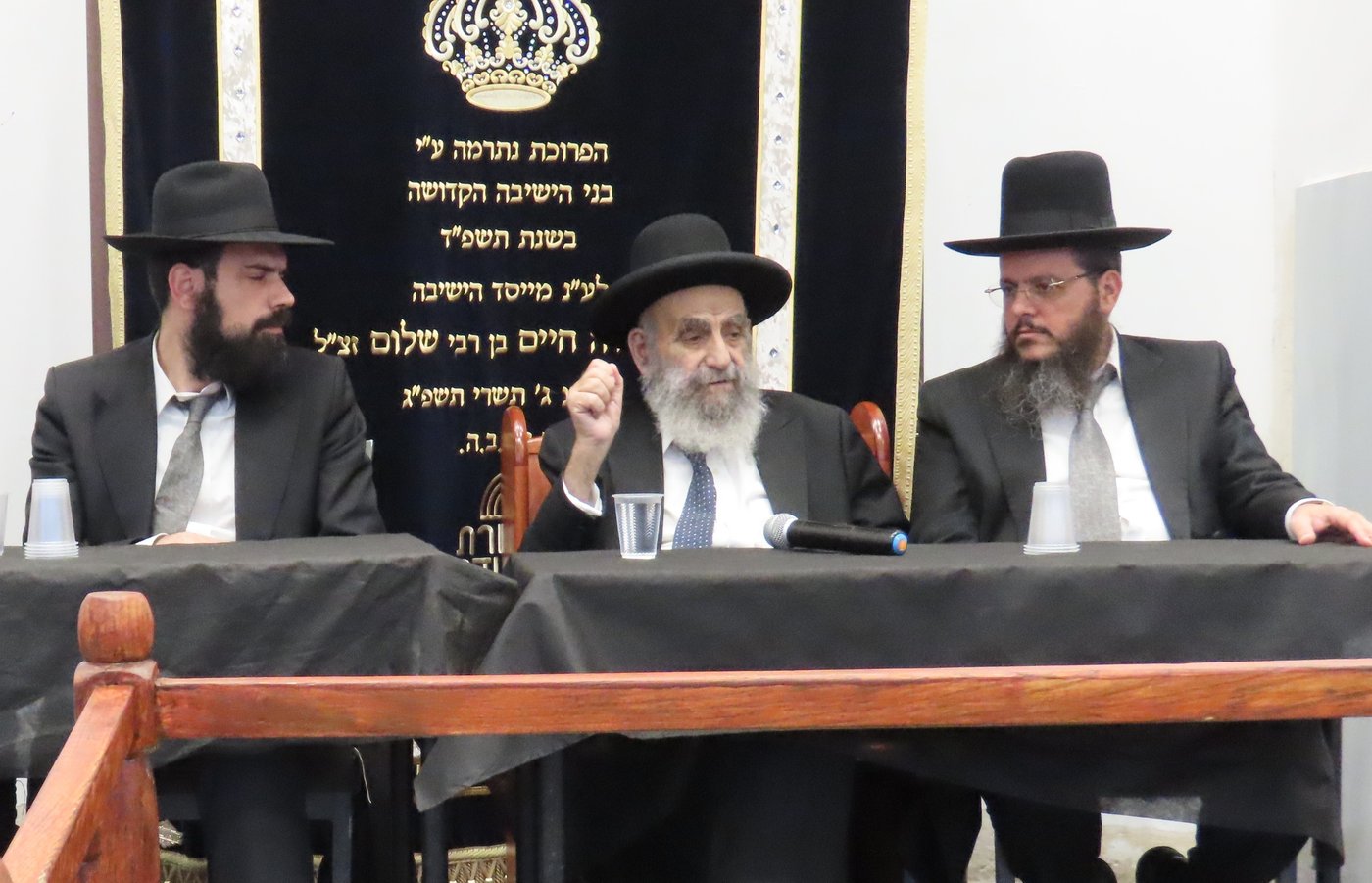 הגר"מ צדקה בישיבת "תורת יהודה" 