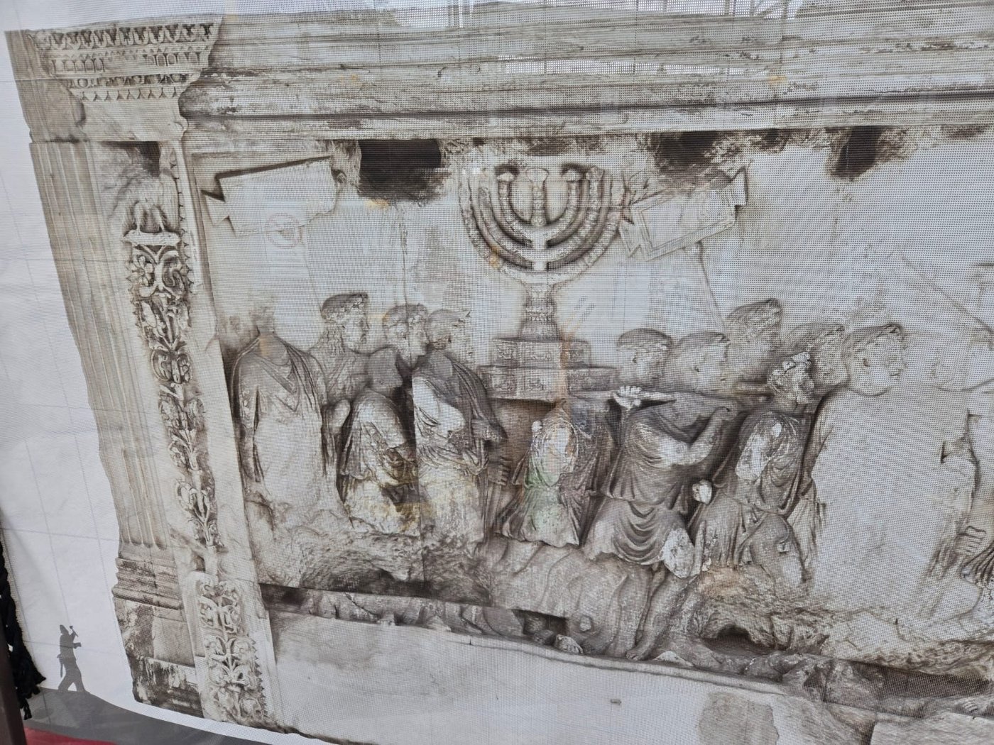 צורת המנורה במוזאונים ברחבי רומא