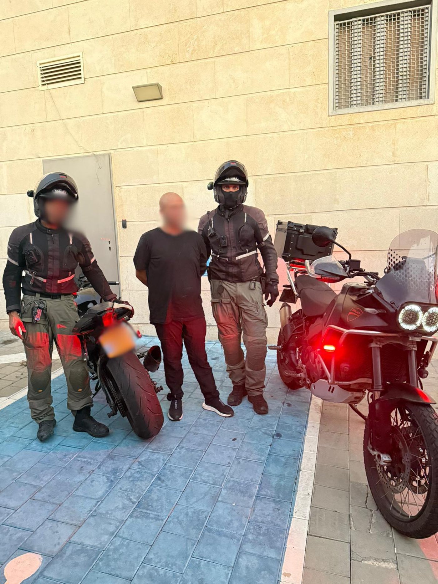 מעצר רוכב האופנוע