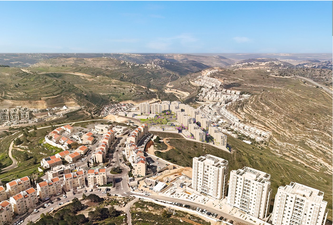חווית המגורים הציורית ממשיכה גם מחוץ לבית עם פיתוח סביבתי מושקע