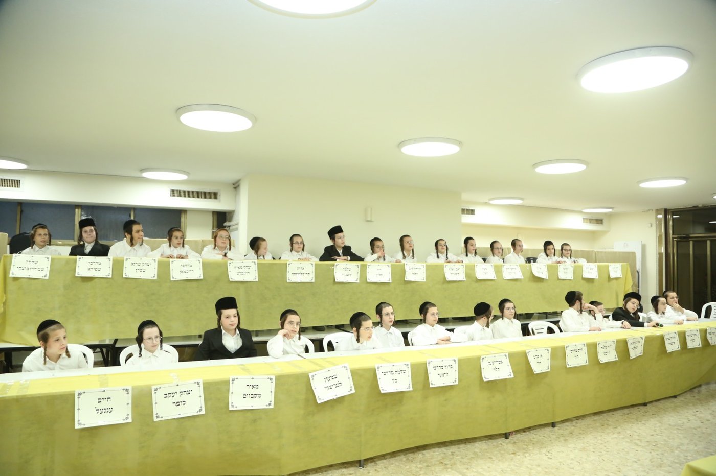 מבחן פומבי בתלמוד תורה באבוב
