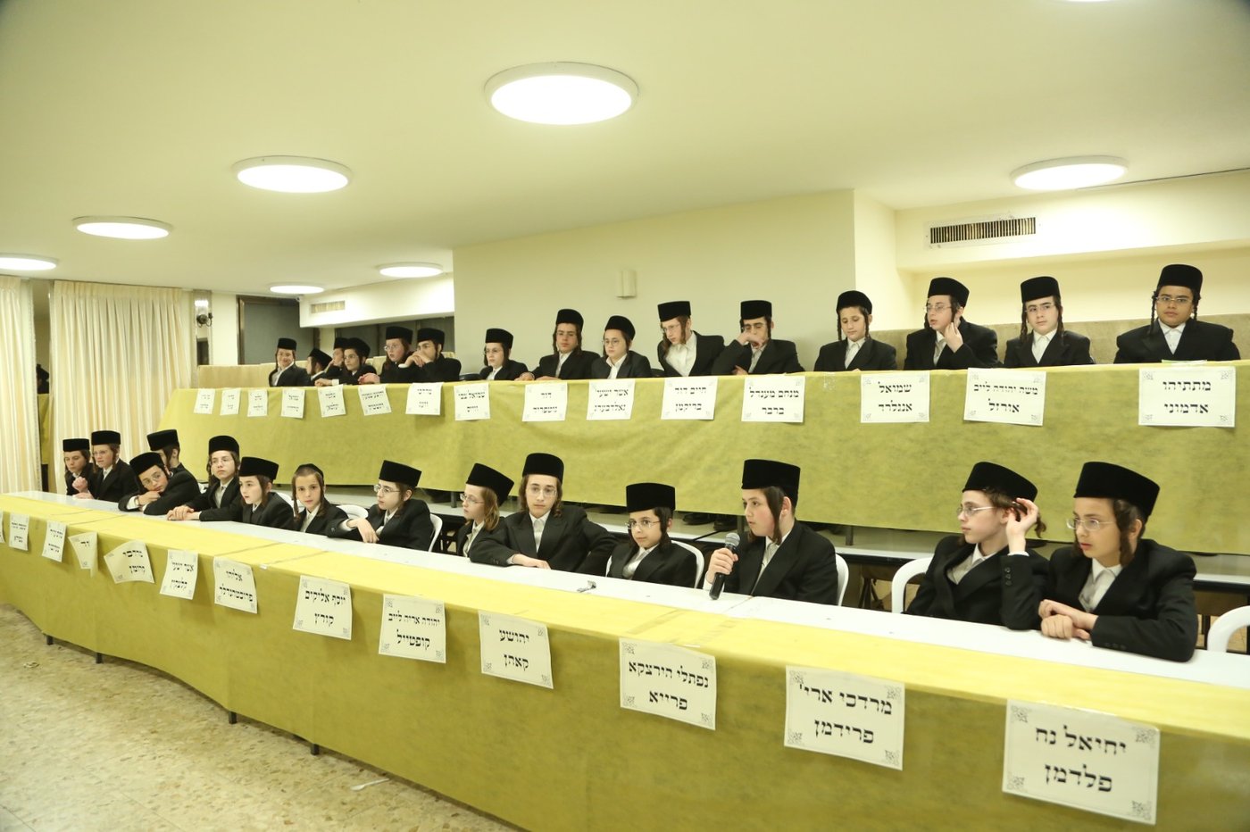מבחן פומבי בתלמוד תורה באבוב